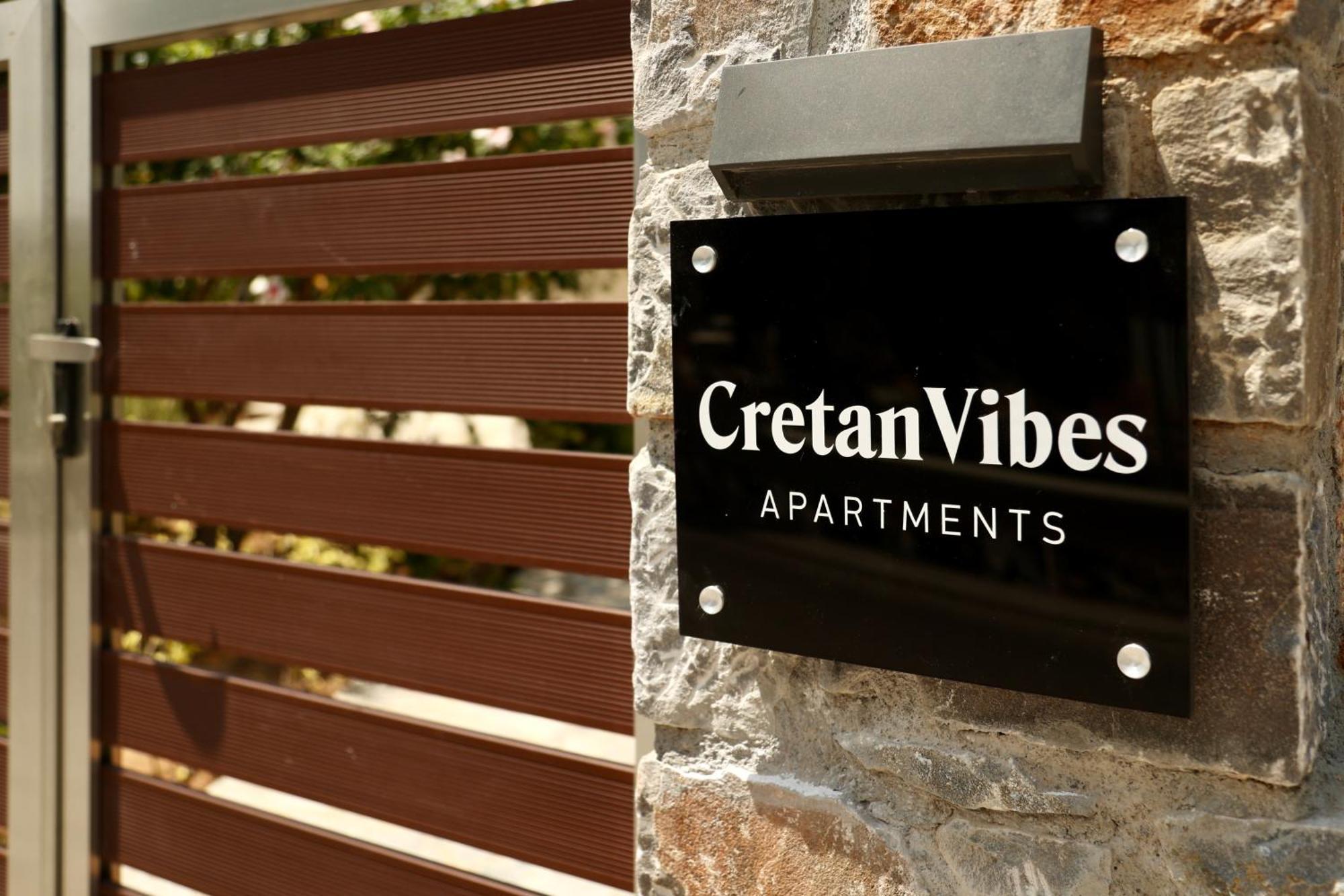 Cretanvibes Apartments แอร์ซอนิสซอส ภายนอก รูปภาพ